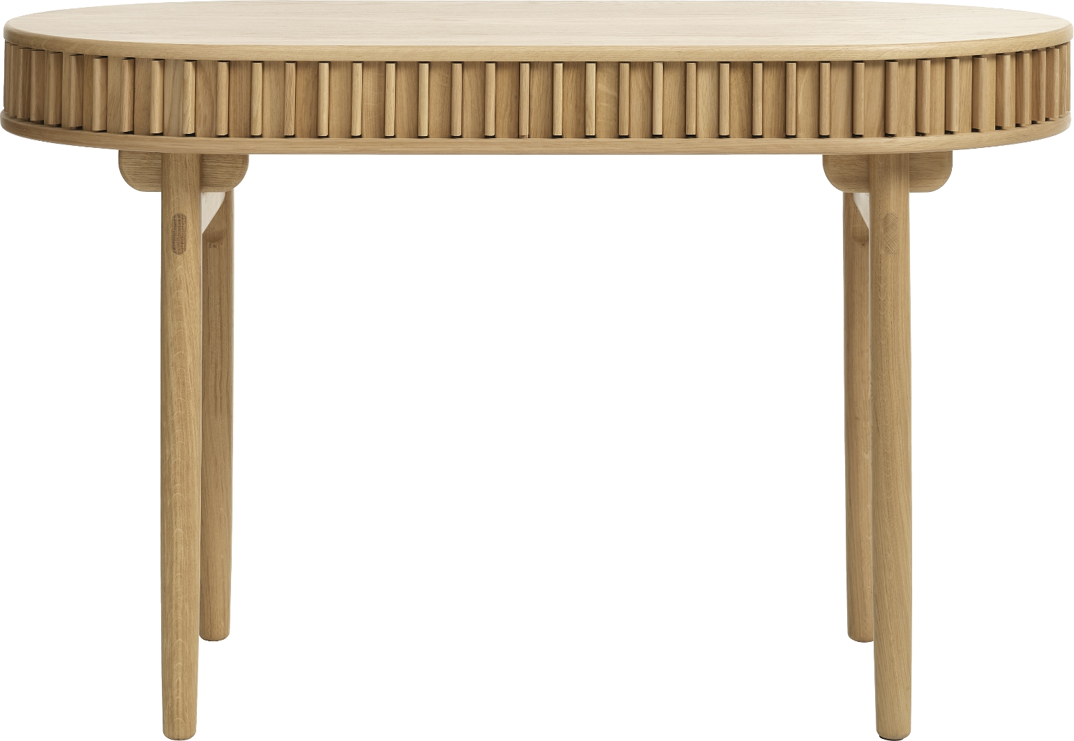 Skrivebord Nordique Design Carno i massiv eg  -  120Ã60Ã75 cm, natur