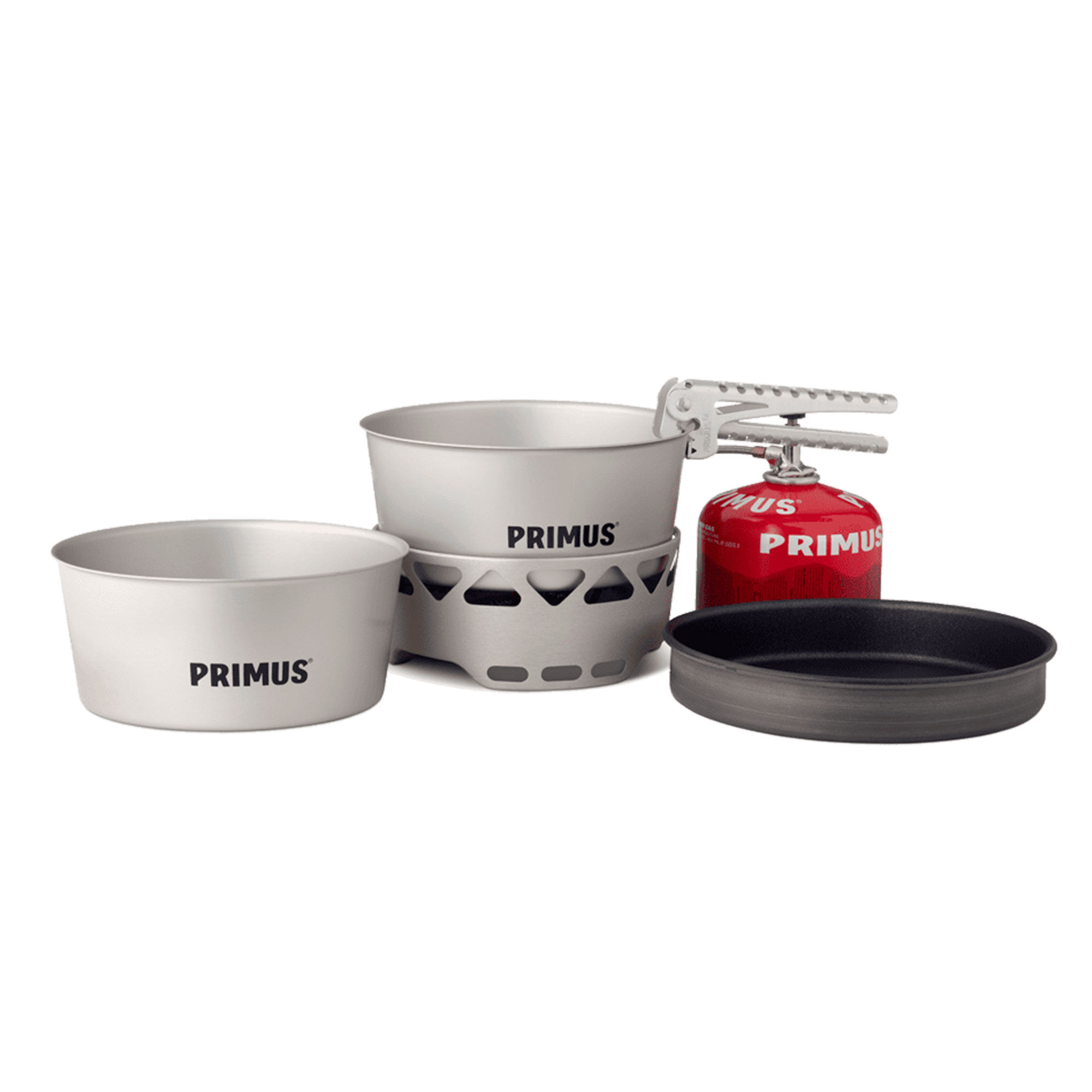 Primus Essential Stove Set stormkøkken med 2 gryder og 1 stegepande