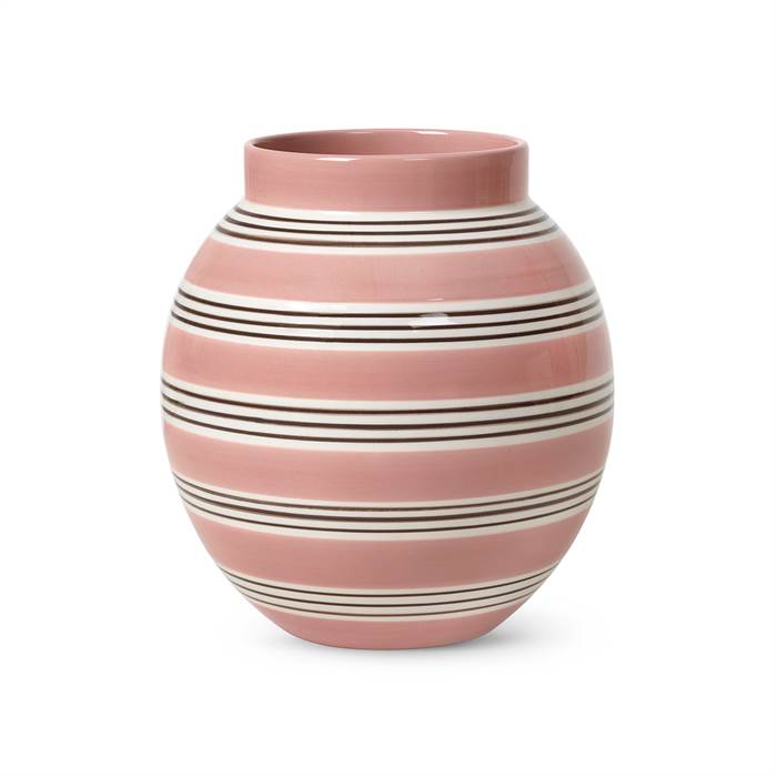 Kahler Kähler Omaggi Nuovo vase - H:20,5 cm - Støvet rosa : Erling Christensen Møbler  : Erling Christensen Møbler