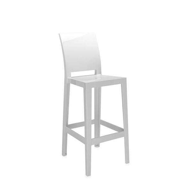 Kartell One More Please barstol - 100 cm. - hvid  : Erling Christensen Møbler