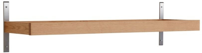 Skohylde Oscarssons Möbel Nadja i olieret egetræ, svævende vægmontering 100x29x25 cm