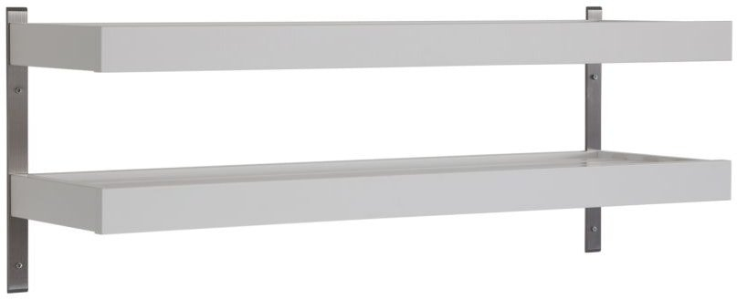 Skohylde 2-plan Oscarssons Möbel Nadja hvidlakeret birketræ 100x29 cm