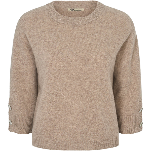 PBO Joba knit sweater - Sandstone  : Erling Christensen Møbler