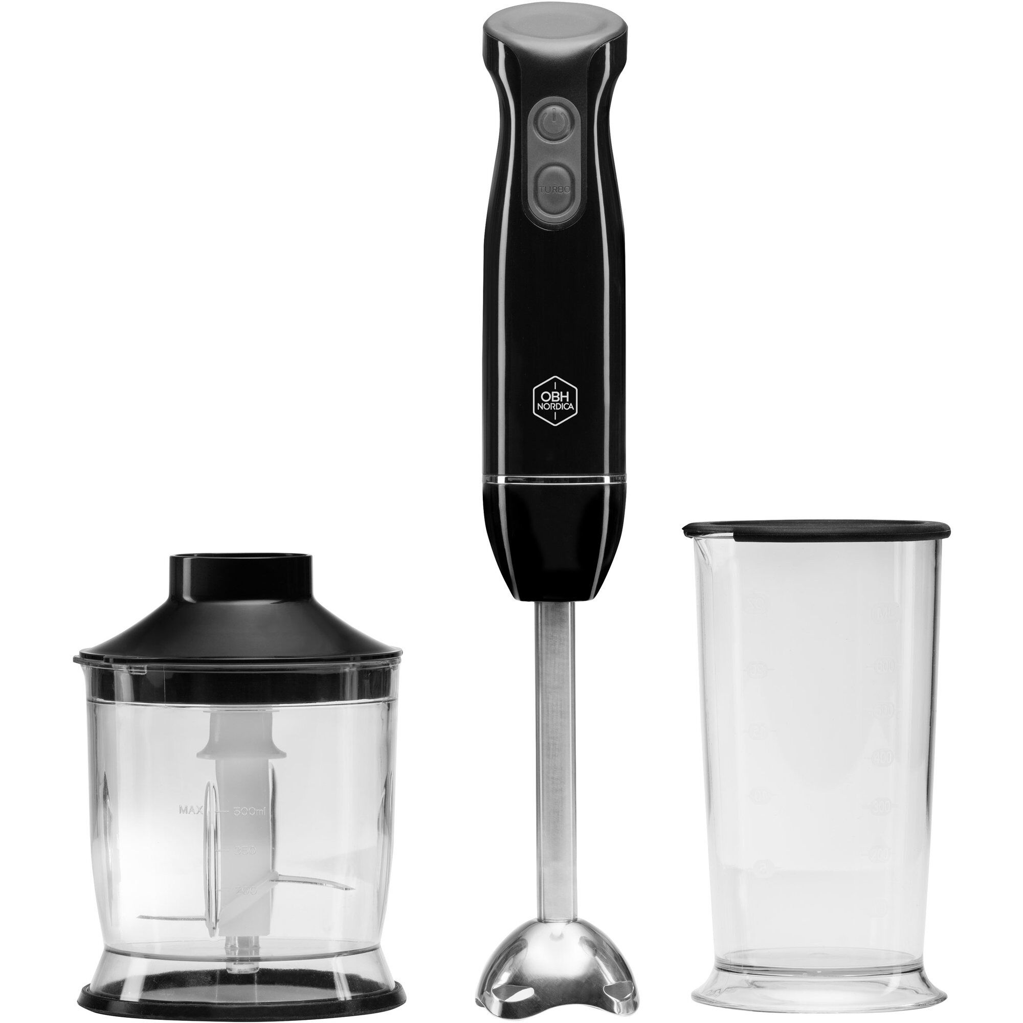 Obh nordica Super Mix Pro stavblendersæt, sort