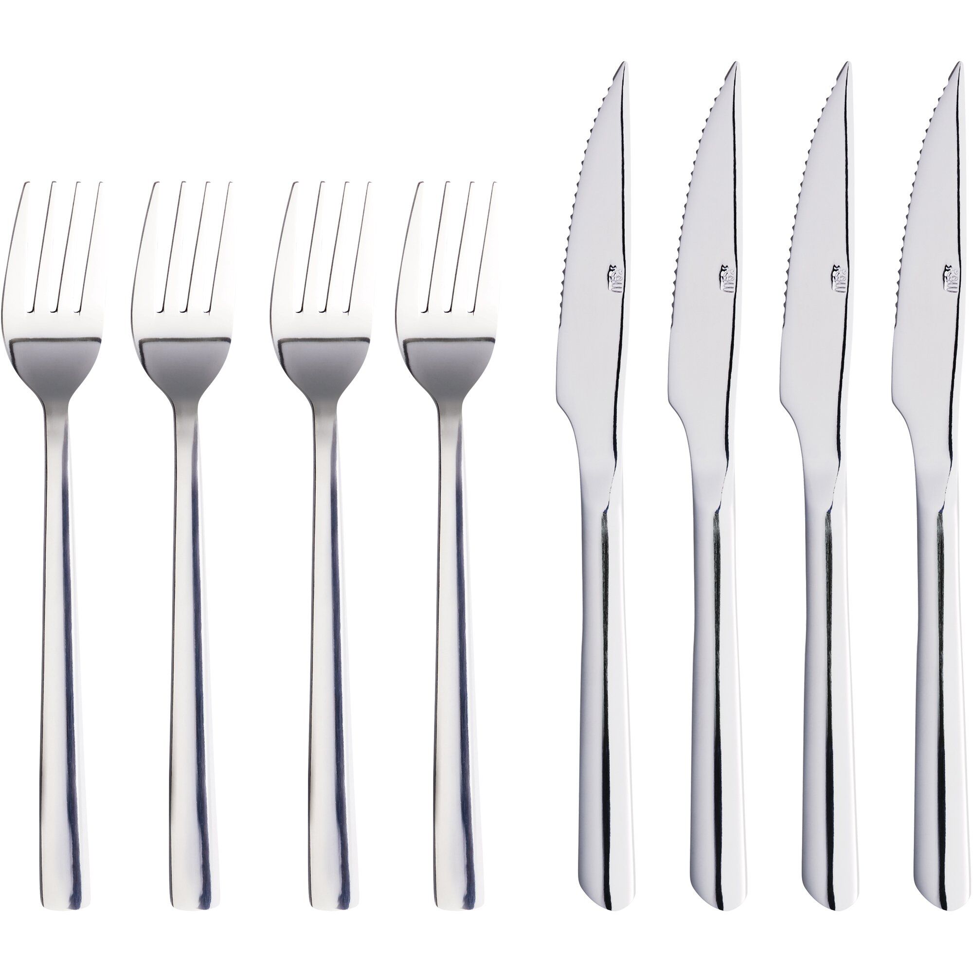 Aida RAW grillbestik, rustfrit stål, 8 dele