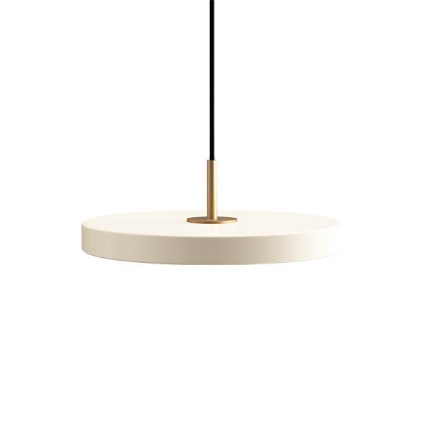 Umage Asteria pendel - Mini - Pearl white / Messing  : Erling Christensen Møbler