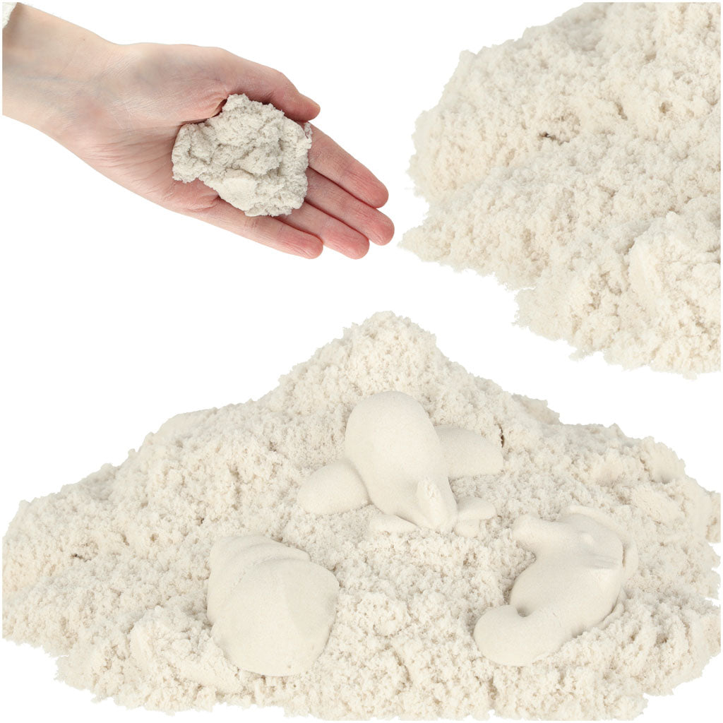 Børnesand 1 kg i en pose hvid