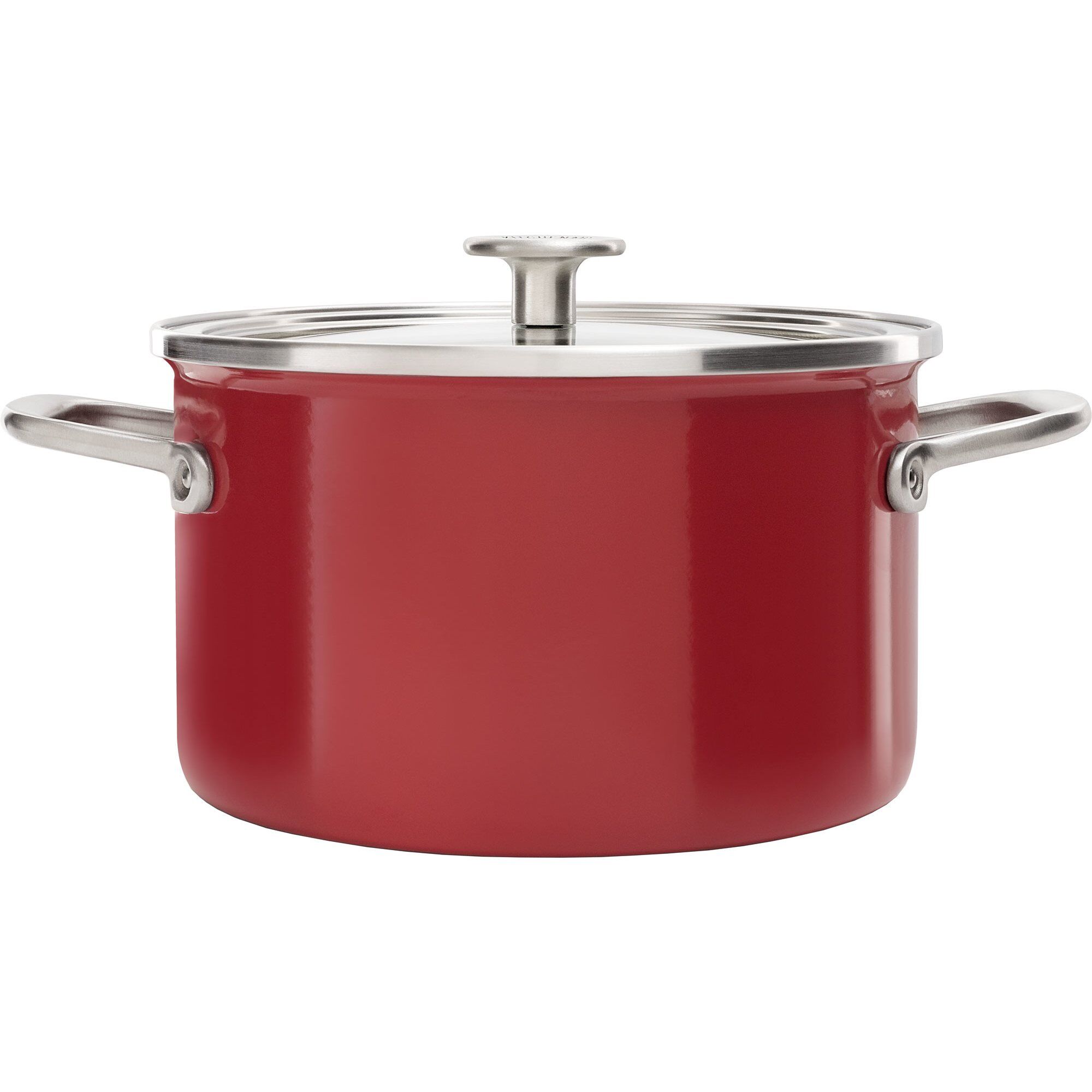 Kitchenaid Cookware Collection Gryde m/låg 20 cm, rød