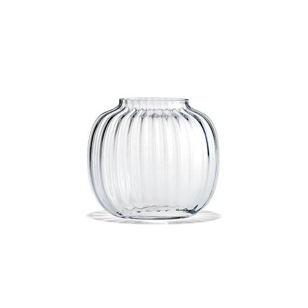 Holmegaard Primula oval vase - H:17, 5 cm - klar  : Erling Christensen Møbler