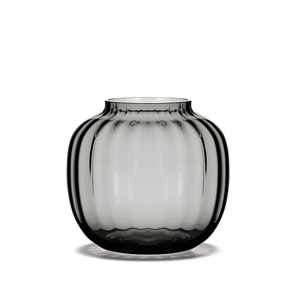 Holmegaard Primula Vase, H 12,5 cm - Smoke  : Erling Christensen Møbler