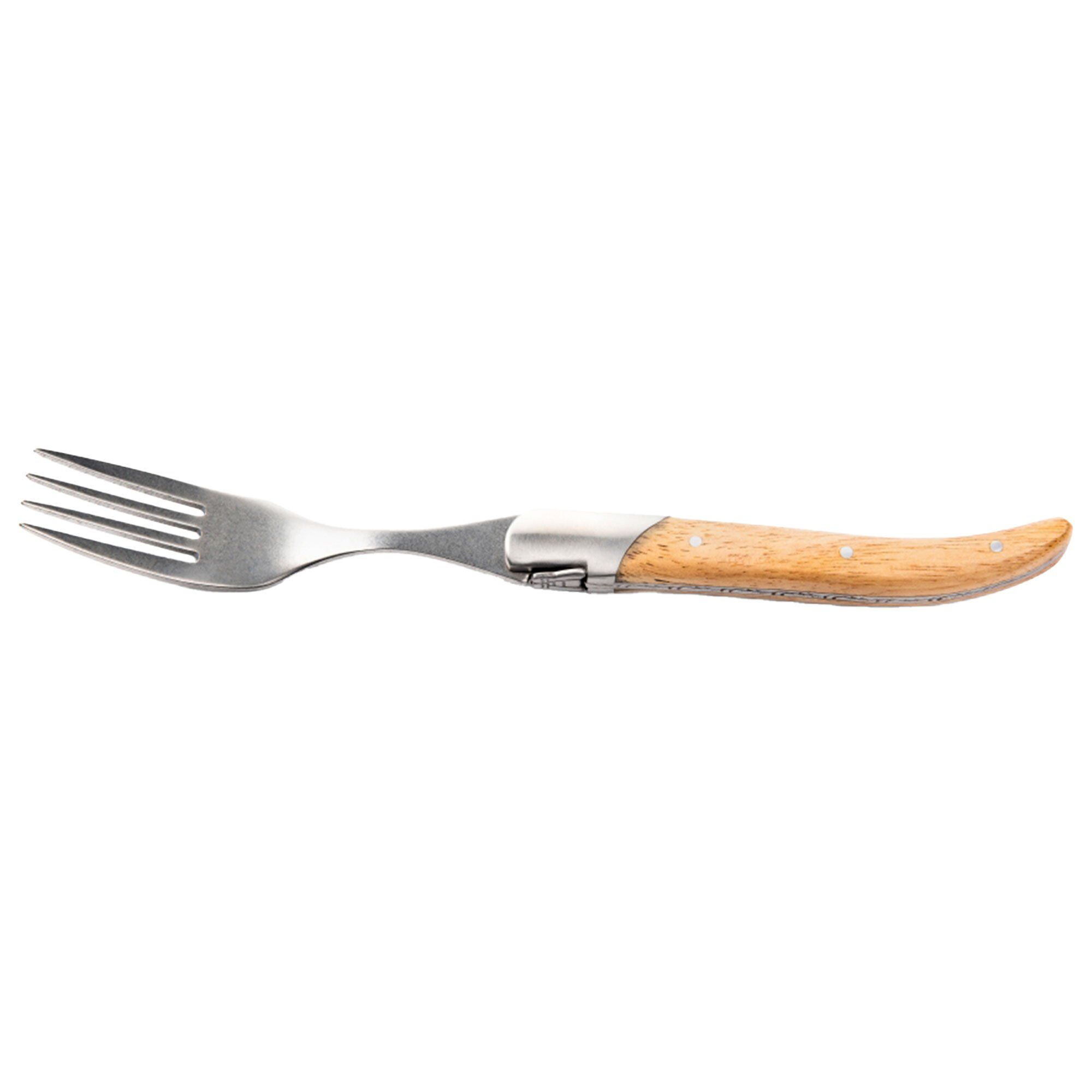Laguiole style de vie Laguiole Gafler 6-pak, egetræ