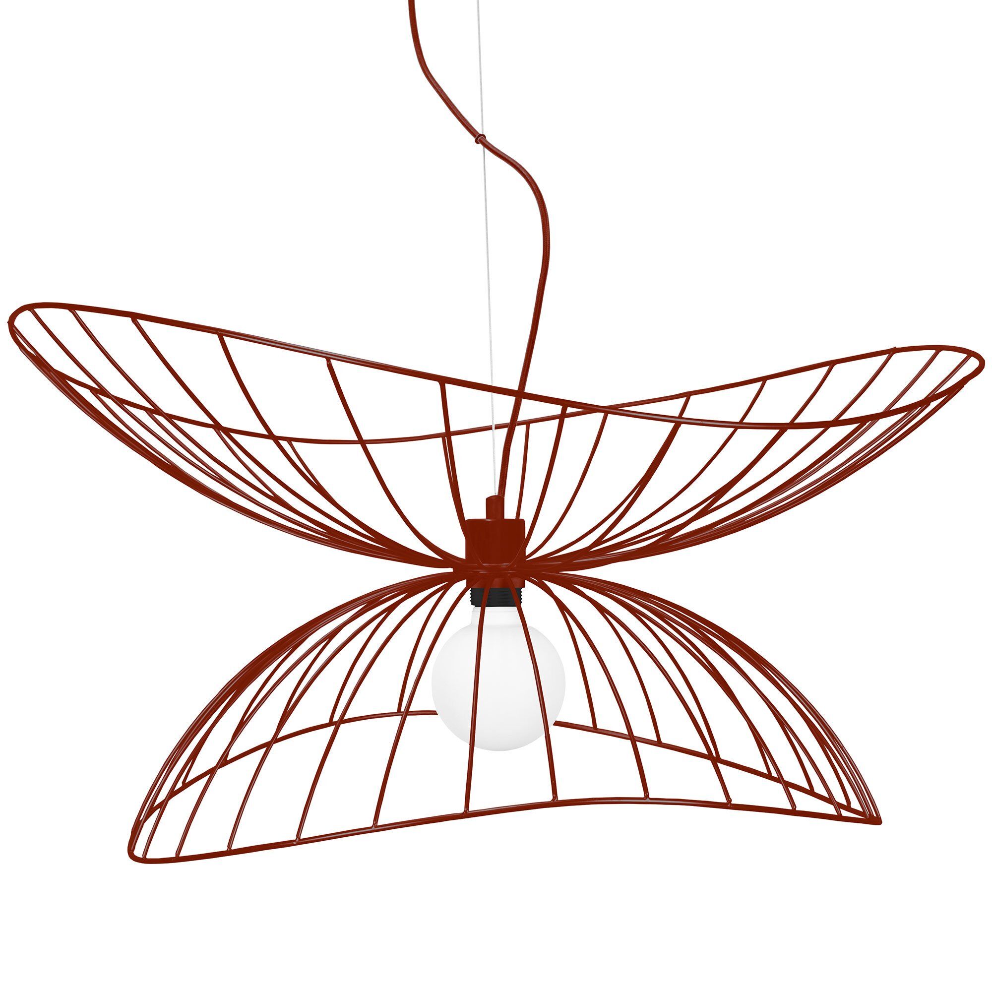 Globen lighting Pendel Ray 70, burgundy