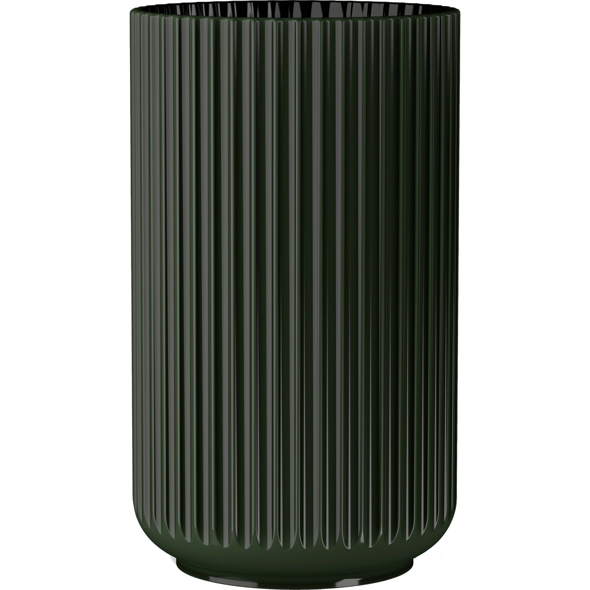 Lyngby porcelæn Lyngbyvasen 31 cm, mørkegrøn