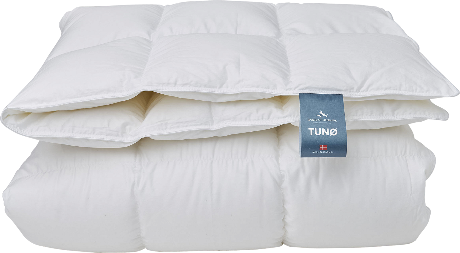 Dyne Quilts of Denmark TUNØ, lun, 140x220 cm, 850 Cuin andedun & fjer, 100 % bomuld