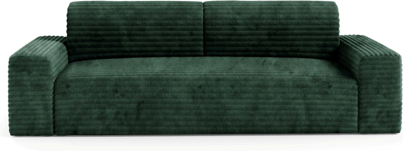 Sovesofa Maison Vellé Calira 3-personers, Tilia 39 ribstof 100% polyester, soveflade 200x155 cm