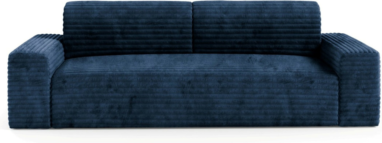 Sovesofa 3-personers Maison Vellé Calira Tilia 77 kordfløjl, soveflade 200x155 cm, opbevaring