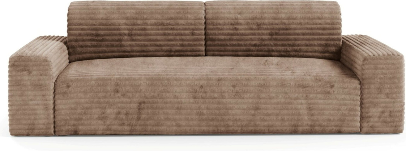 Sovesofa Maison Vellé Calira 3-personers - Tilia 17 stof, udtræk 200x155 cm, indbygget opbevaring