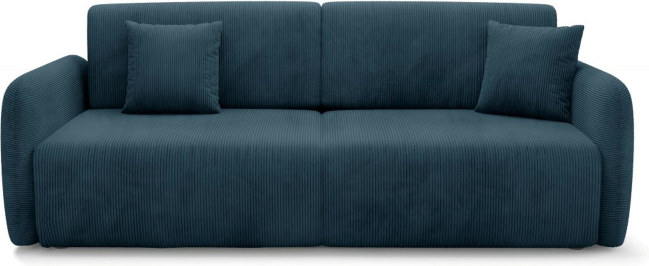 Sovesofa Maison Vellé Sorella 2-personers Poso 05 corduroy, soveflade 200x155 cm, indbygget opbevaring