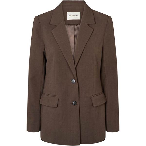 RUE de FEMME Elly blazer - Chocolat  : Erling Christensen Møbler
