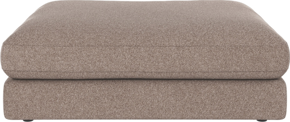 Puf Rowico Duncan Brenda beige 100% polyester fodskammel ekstra siddeplads