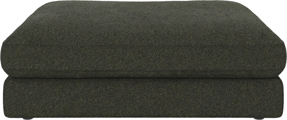 Puf til sofa Rowico Duncan fodskammel grøn stof H41xB112xD103cm