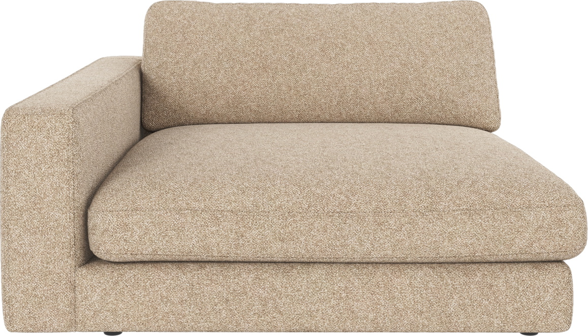 Venstre armlæn til modulsofa Rowico Duncan Bobby 2 beige polyester FSC-mix