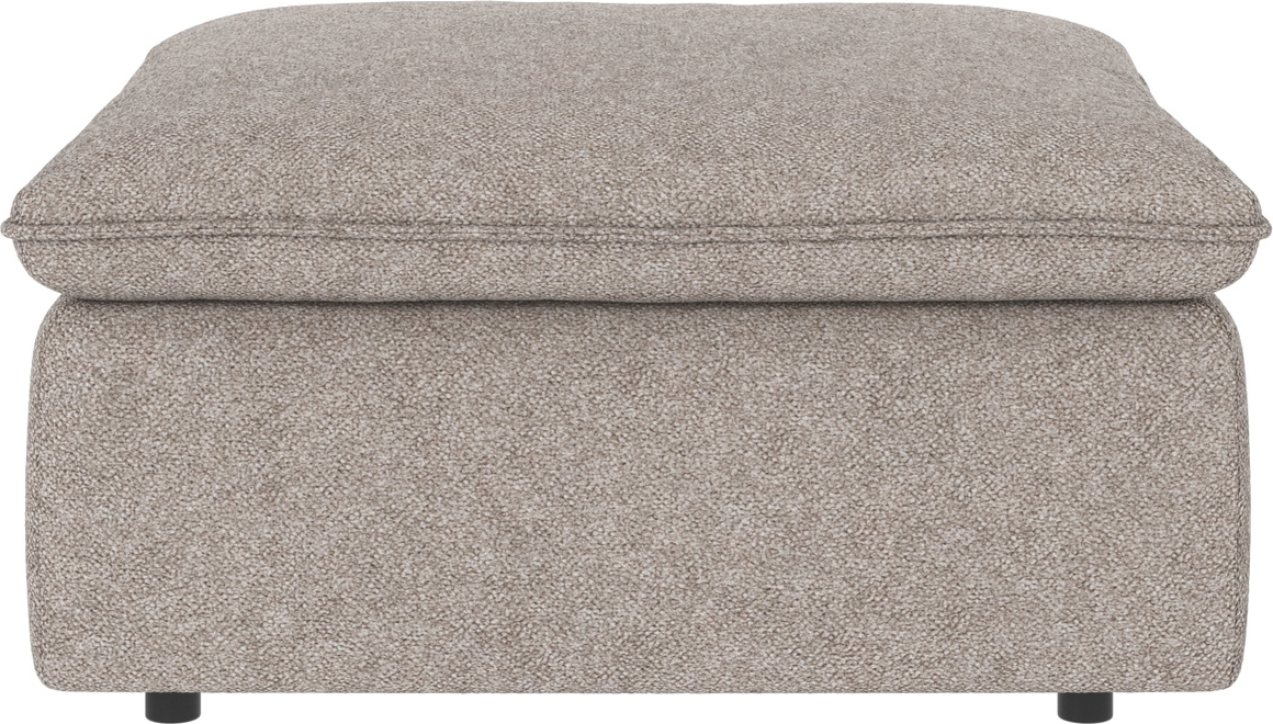 Puf til sofa Rowico Rawlins Bobby 7 polyester grå 91x91 cm