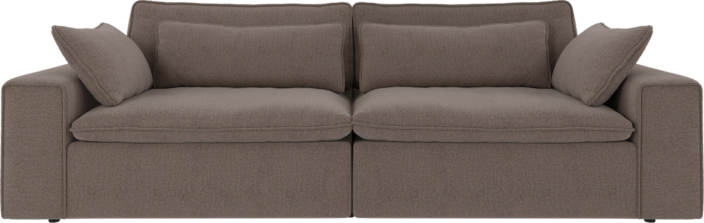 3-personers sofa Rowico Rawlins Maxi i beige Brenda polyester 85Ã259Ã116 cm