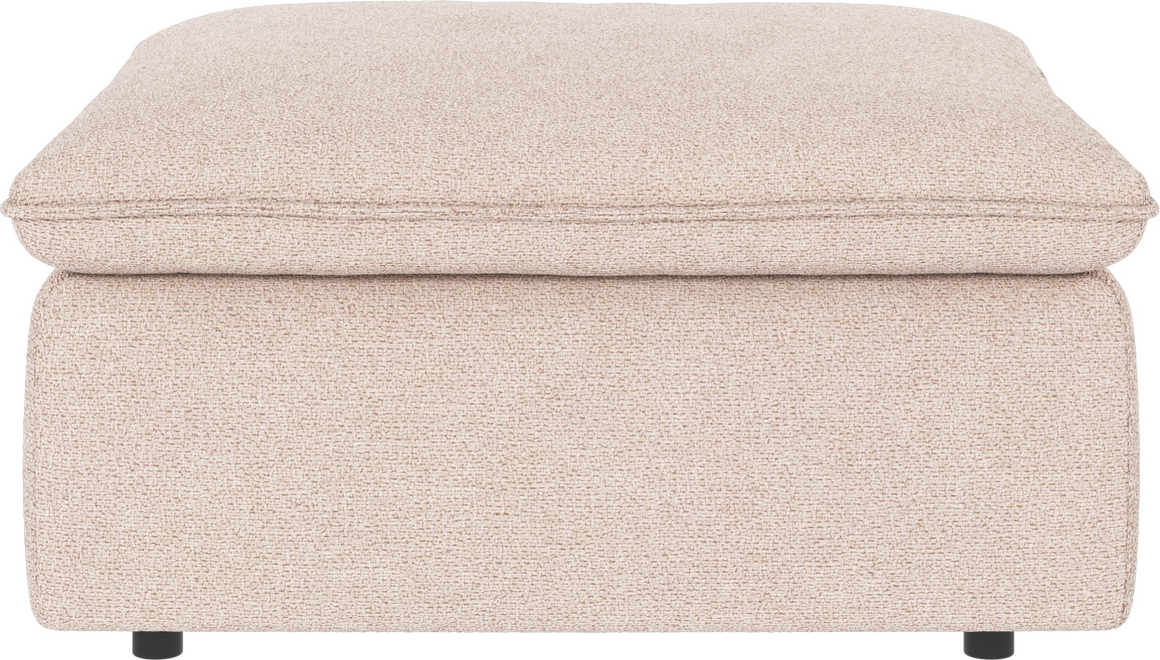 Puf til sofa Rowico Rawlins Max 01 stof lysbeige 91Ã91Ã45 cm