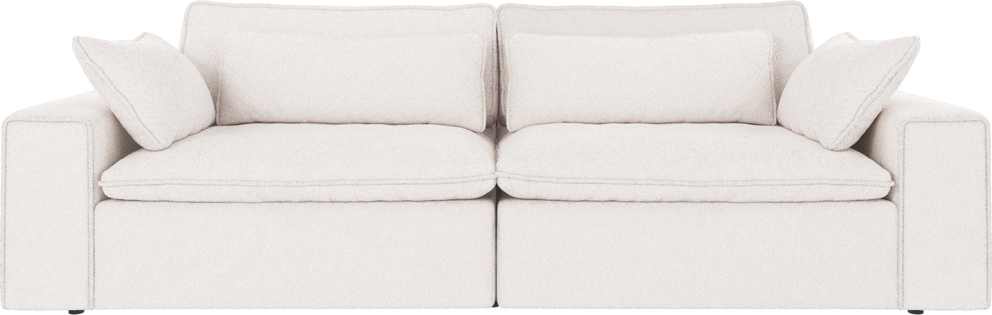 3-personers sofa Rowico Rawlins Maxi i Alice 101 hvidt stof FSC-mix 259x116x85 cm