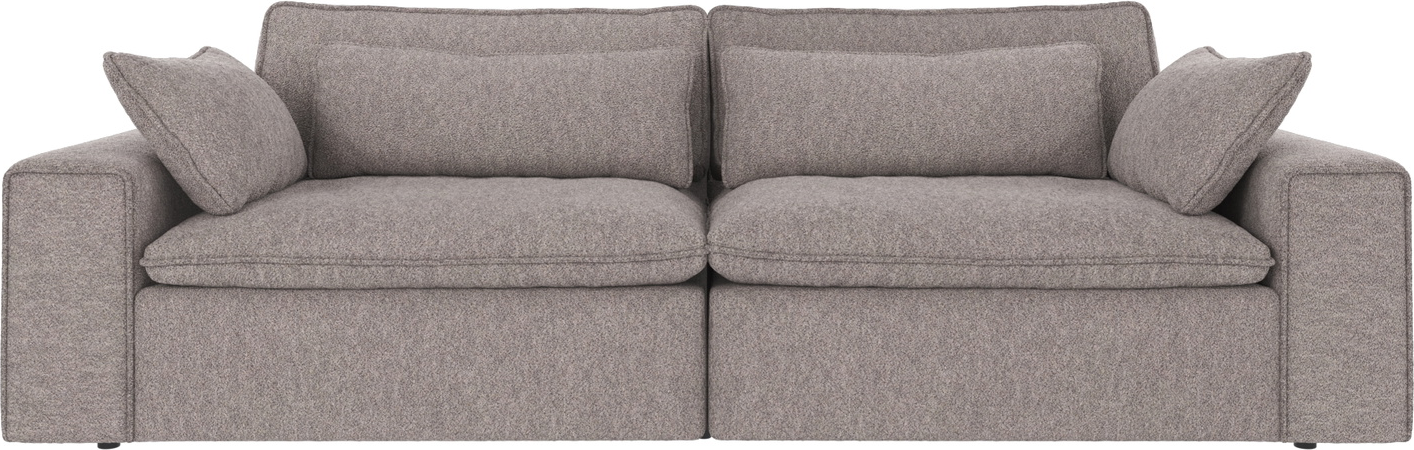 3-personers sofa Rowico Rawlins Maxi grå stof Alice 259x116x85 cm