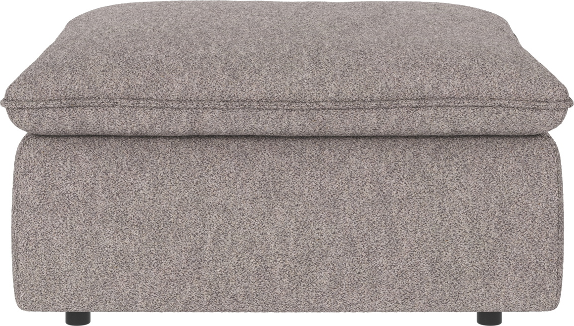 Rowico Rawlins puf til sofa Alice 149 grå stof Ø91 H45 cm FSC-certificeret træ