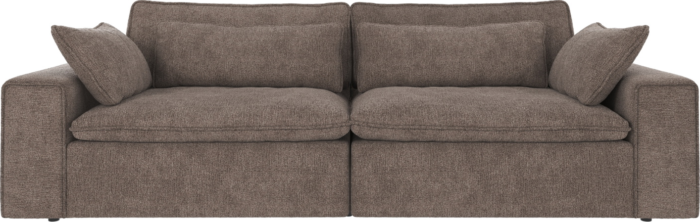 3-personers sofa Rowico Rawlins Maxi i Greg 7 mørk beige polyester