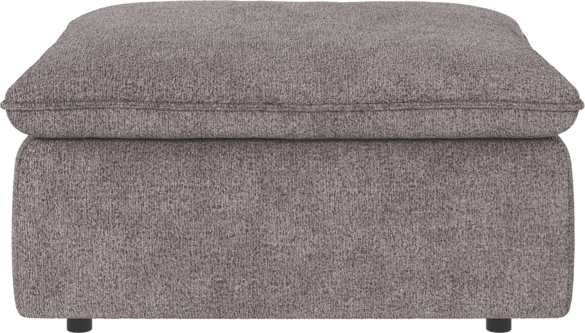Puf til sofa Rowico Rawlins Greg stof grå 91x91x45 cm