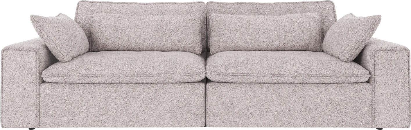 3-personers sofa Rowico Rawlins Maxi lysegrå Anna polyester dyb siddeplads