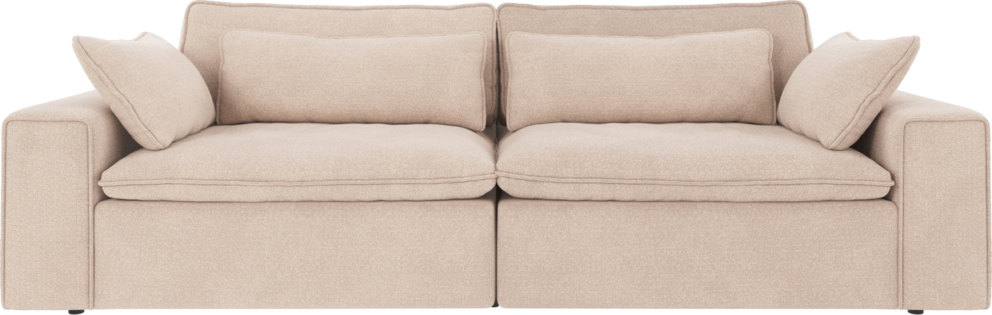 3-personers sofa Rowico Rawlins Maxi - lysebeige Rita 1 stof