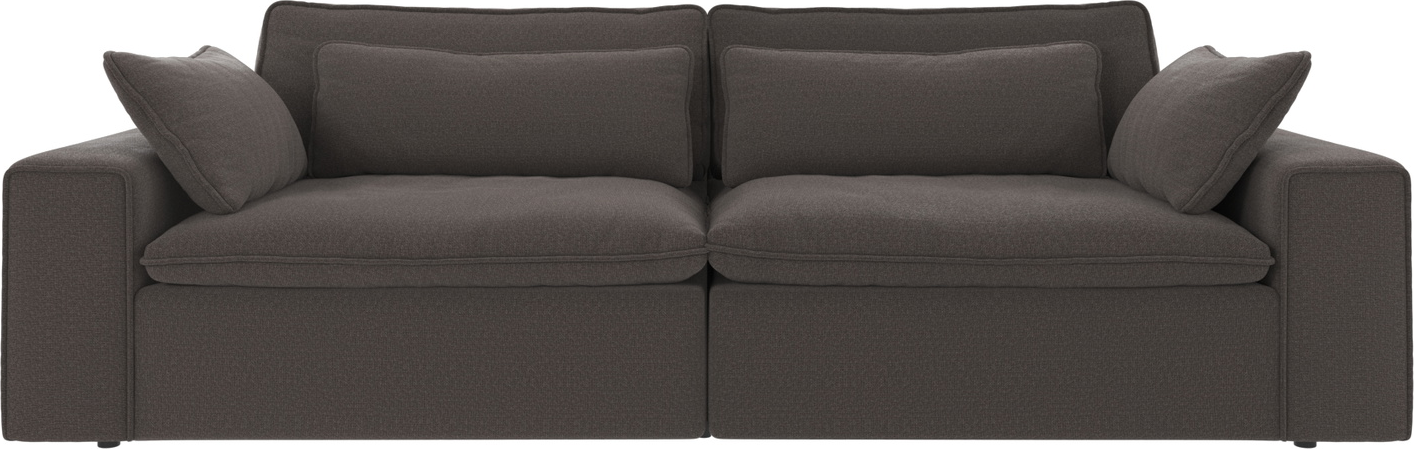 3-personers Maxi-sofa Rowico Rawlins Rita 68 mørkegrå i polyester 259Ã116Ã85 cm
