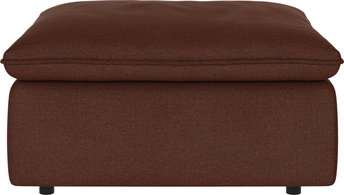 Puf/fodskammel Rowico Rawlins Rita 96 rød Ø91 cm H45 cm
