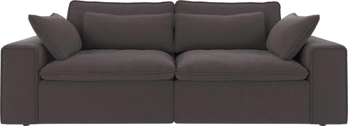 3-personers sofa Rowico Rawlins  -  mørkegrå Rita polyester H85ÃB226ÃD116 cm
