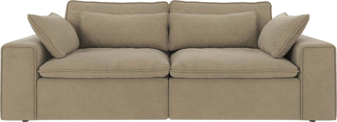 3-personers sofa Rowico Rawlins Rita mørk beige 85Ã226Ã116 cm FSC-mix polyester