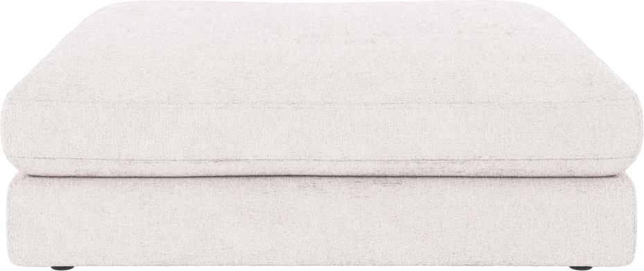 Puf til sofa Rowico Duncan hvid Greg 1 polyester 112Ã103Ã41 cm fodskammel med HR-koldskum Nozag-fjedre FSC-mix certificeret
