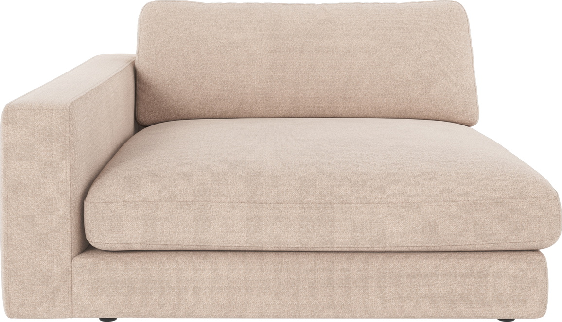 Venstre armlæn modul til byg-selv sofa Rowico Duncan Rita 1 lysebeige 100 % polyester H78ÃB129ÃD150 cm