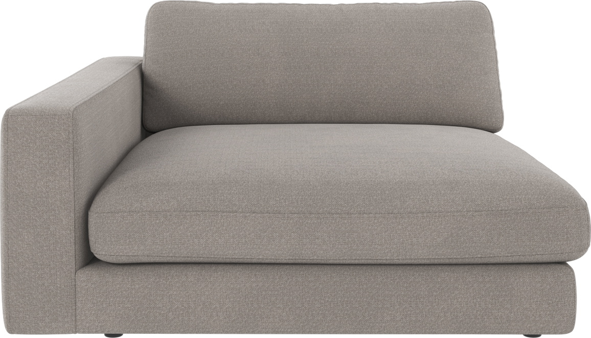 Modulsofa venstre armlæn Rowico Duncan Rita 167 lysegrå 100% polyester