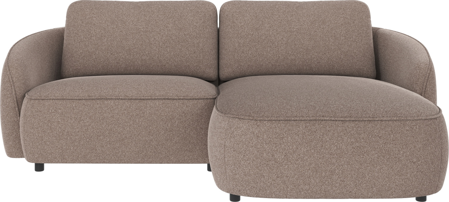 Chaiselongsofa højrevendt Rowico Norris beige polyester 226Ã162 cm
