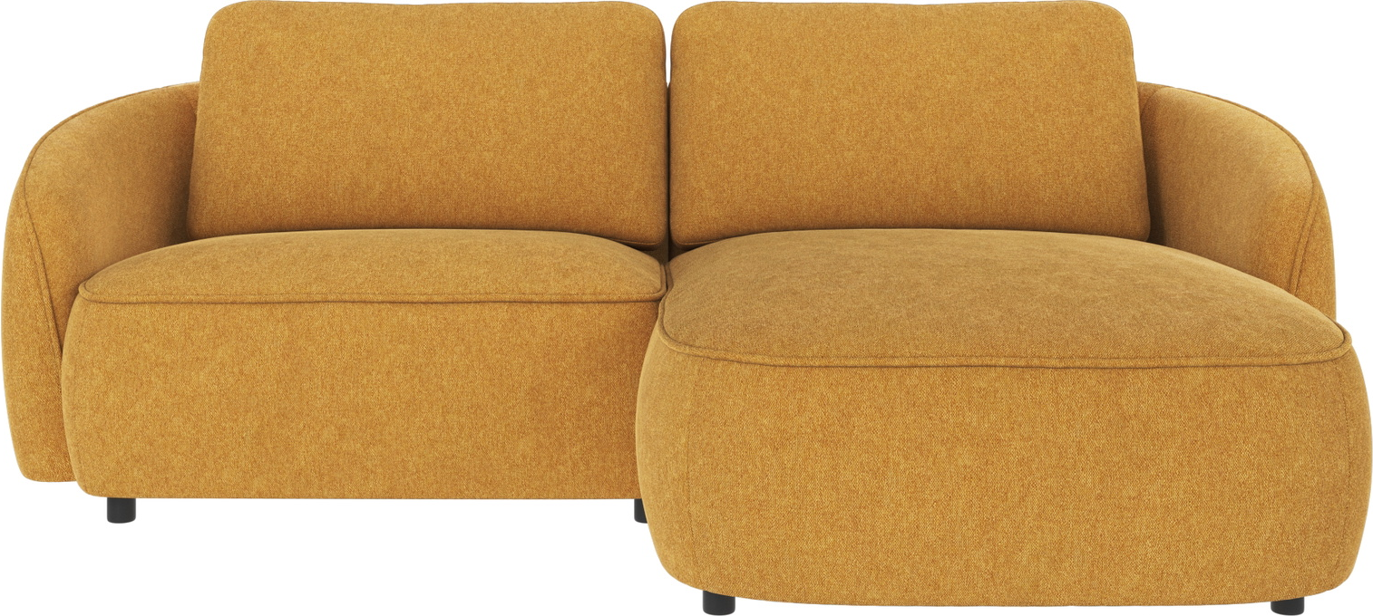 Chaiselongsofa højrevendt Rowico Norris gul 226Ã162 cm