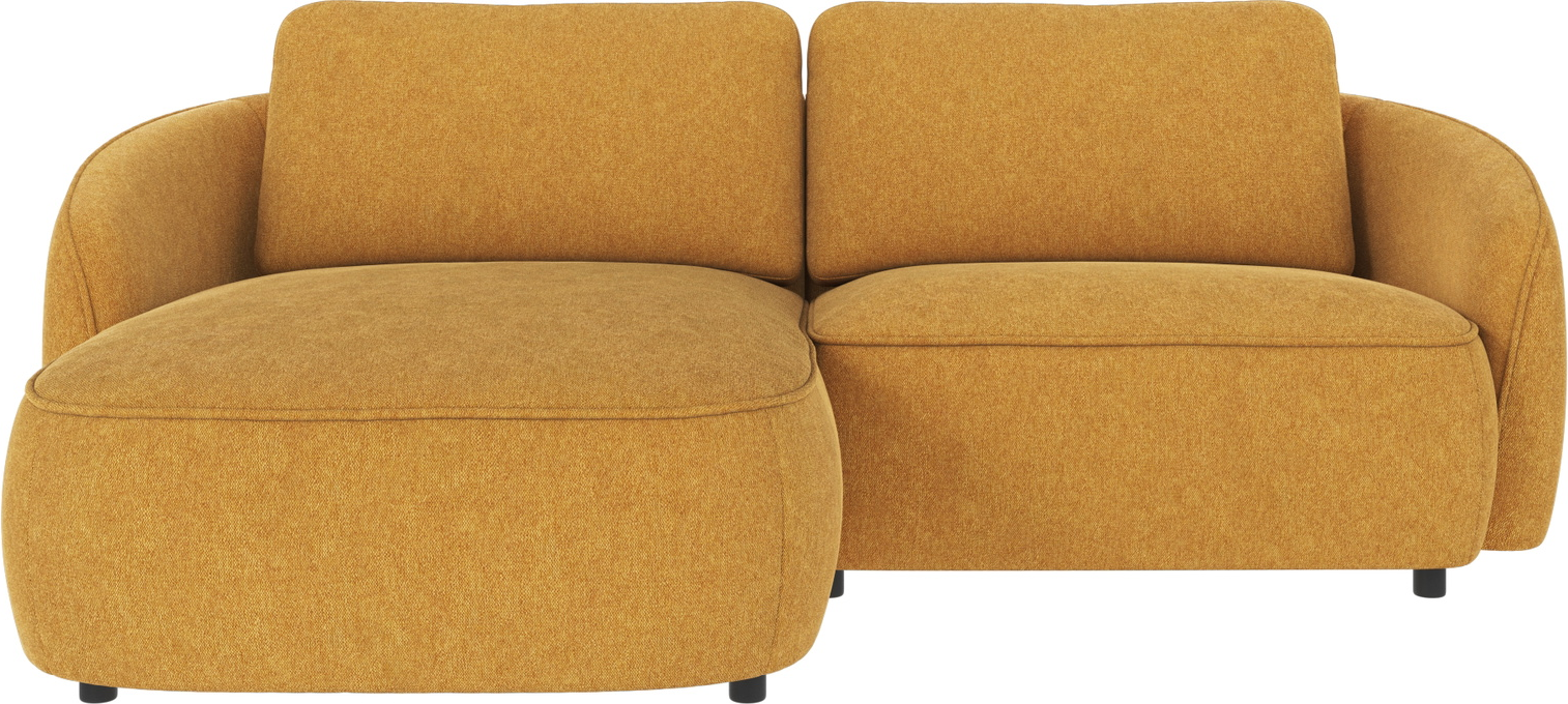Chaiselongsofa Rowico Norris venstrevendt gul Brenda 68 polyesterstof