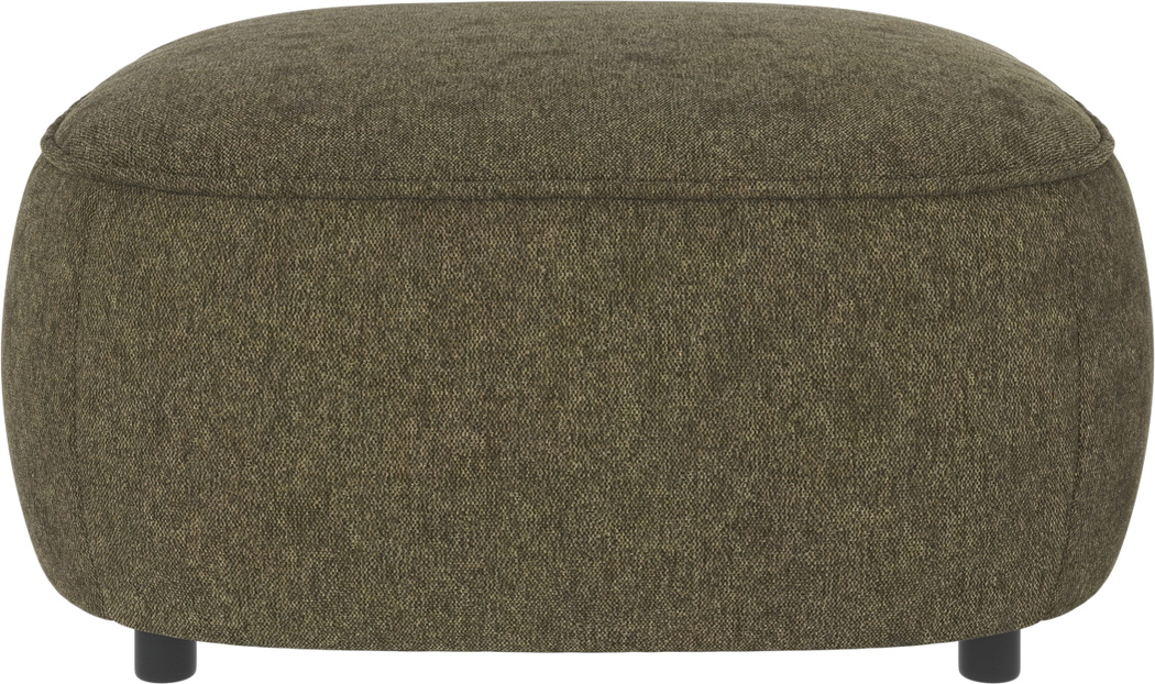 Puf til sofa Rowico Norris fodskammel i dybgrøn Brenda-stof Ø89xH43 cm FSC nordisk design