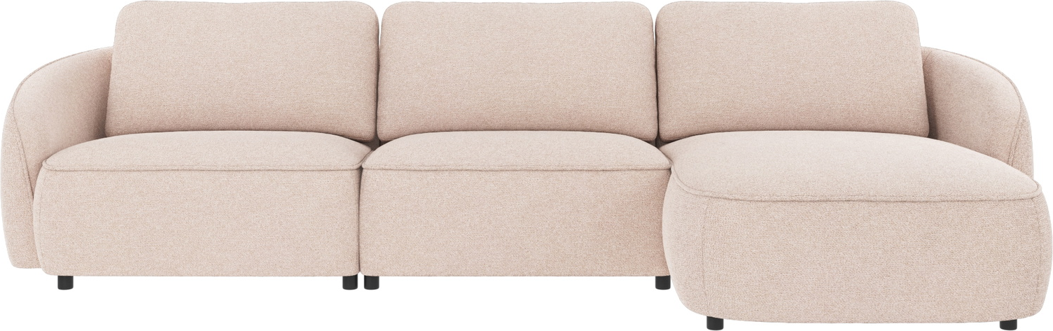 Chaiselongsofa højrevendt Rowico Norris i lysebeige Max-stof 319Ã162 cm nordisk design