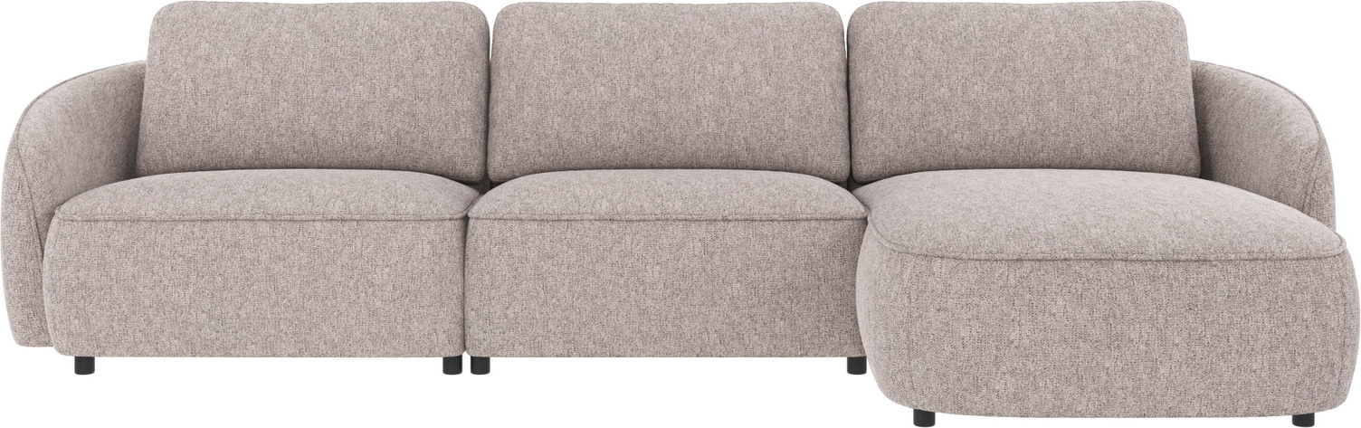 Chaiselongsofa/loungesofa Rowico Norris Max stof grå højrevendt H80ÃB319ÃD162 cm