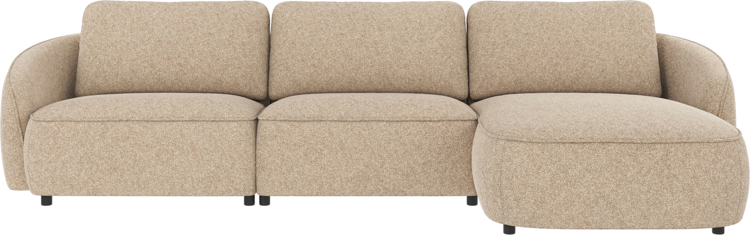 Chaiselongsofa Rowico Norris Bobby naturbeige højrevendt skandinavisk tidløst design